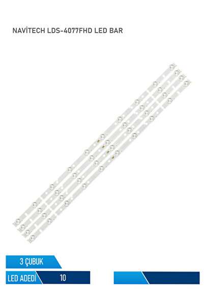NAVITECH LDS-4077FHD Led Bar 3 Parca 40 inc