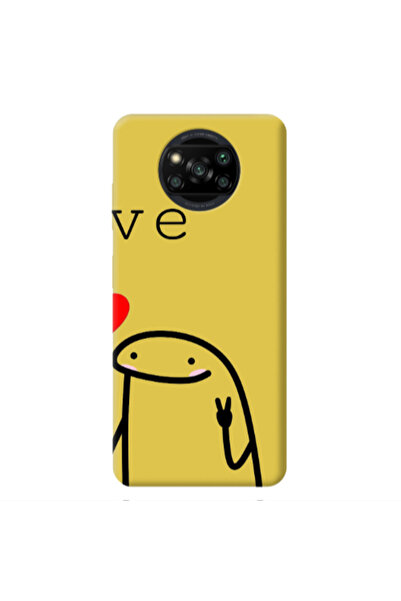 Other Xiaomi Poco X3 /X3 Pro Love 2 Yellow Colored Silicone TPU Θήκη