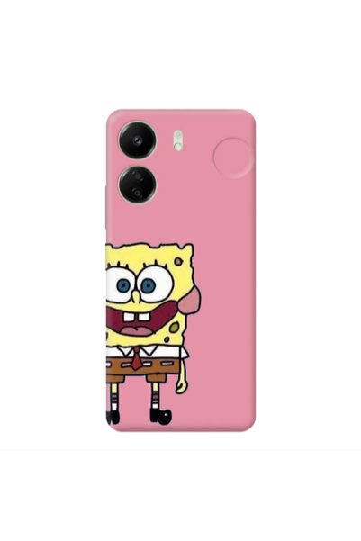 Other Xiaomi Redmi 13C Spong 2 Pink Colored Silicone TPU Θήκη
