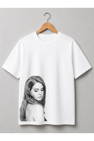 Grafftee Clothing Ειδικής σχεδίασης μπλουζάκι Lana Del Rey με στάμπα Premium ...