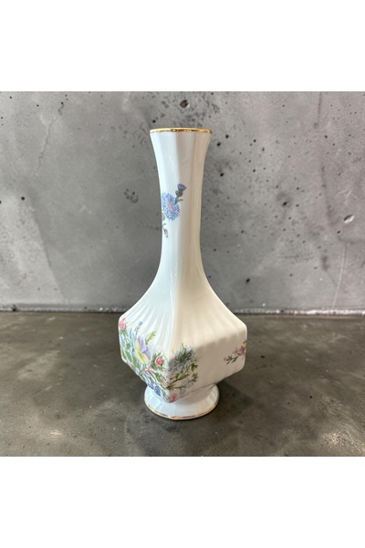Bavaria Aynsley 18 cm Zarif Fırmlu Vintage Vazo