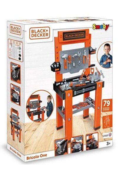 Smoby Black and Decker Εργαλεία Bricolo One Πάγκος Εργασίας (360732)