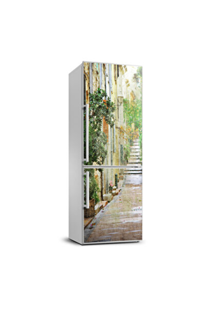 Decormat Autocolant pe frigider strazile italiene 80 x 160 cm