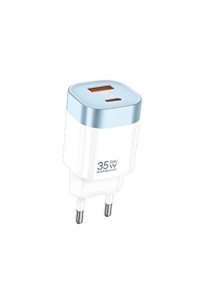 Primo Plus Denx 35W Wall Charger with Type-C and USB Ports and Fast Charging ...