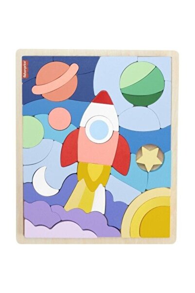 FISHER PRICE Ξύλινο Παζλ Διαστήματος (HXY42)