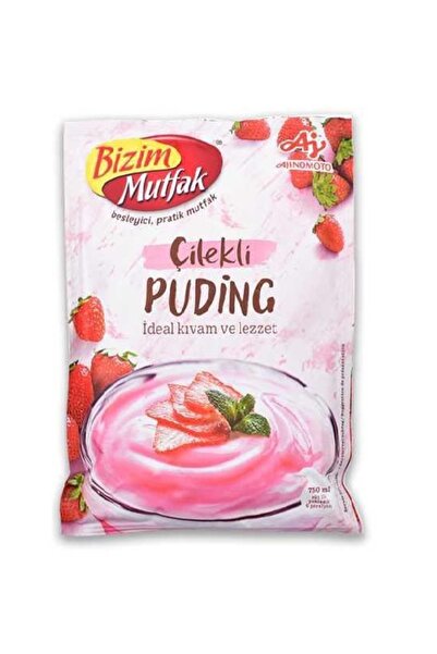 Bizim Budinca Praf cu Aroma de Capsuni Set 4 Buc 120 Gr