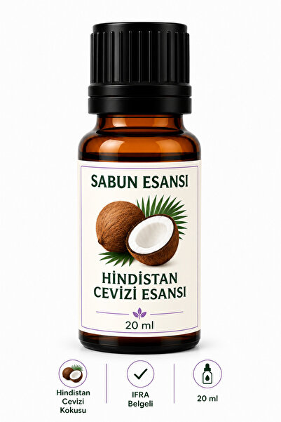 MUMTEDARİK Hindistan Cevizi Kokulu Premium Sabun Esansı 20 ml