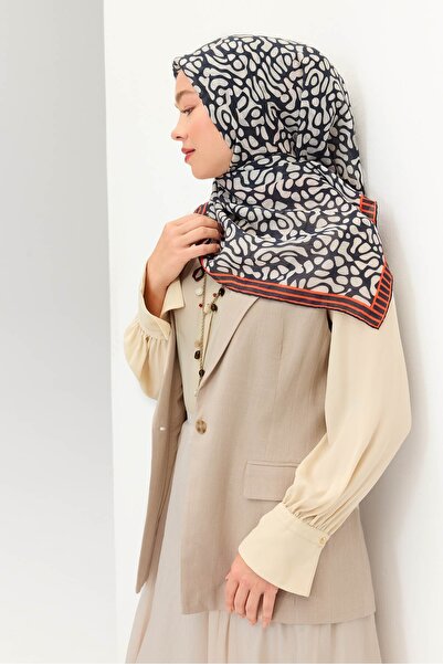 Silk Home Tencel Monare Scarf Palette Navy Blue