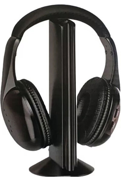 EZRA BW73 Ασύρματα Ακουστικά Κεφαλής Bluetooth με Ραδιόφωνο, Μαύρα