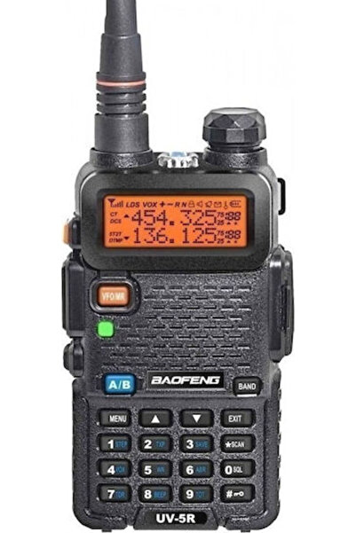 BAOFENG UV-5R 5.8W Ασύρματος Πομποδέκτης UHF/VHF 5W με Μονόχρωμη Οθόνη