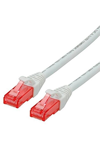 goobay Пач кабел Cat6 U/UTP плосък бял 3,0м