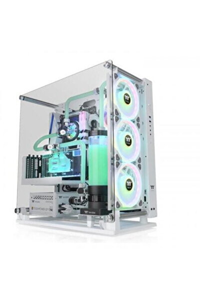THERMALTAKE Carcasă Core P3 din sticlă securizată Pro, alb-zăpadă