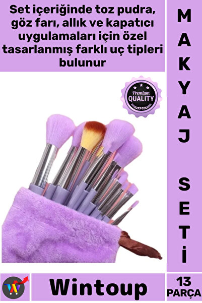 Wintoup # Makeupset Professional Soft Bristle Quick Drying Powder Eyeshadow C...