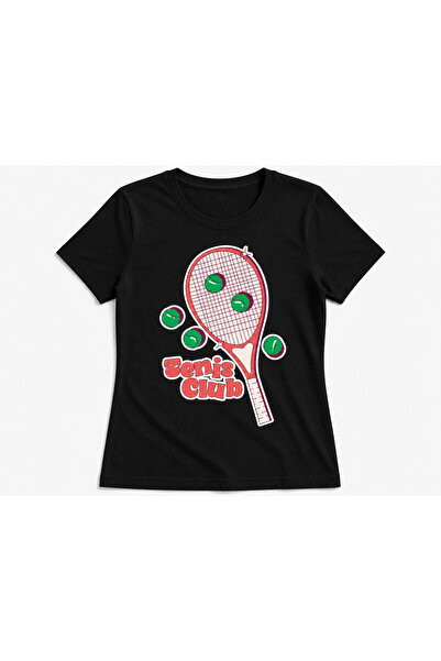 VODEXA Unisex Oversize T-Shirt Tenni̇s 11 Printed 100% Cotton T-Shirt Comfort...