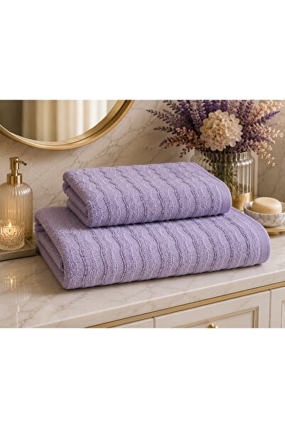 RMR textile Σετ πετσετών (άνω-κάτω) x5 wave