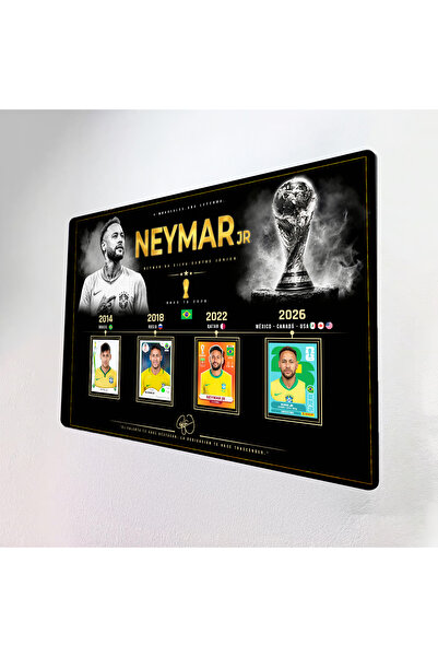 FLASHCARD Pictură pe sticlă acrilică Neymar Excellence