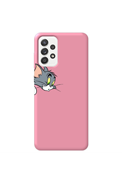 Other Samsung A13 4G Tom 1 Pink Colored Silicone TPU Θήκη
