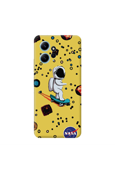 Other Xiaomi Redmi Note 12 4G Astronaut with skateboard Yellow Colored Silico...