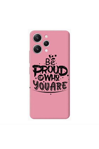 Other Xiaomi Redmi 12 Be proud of who you are Pink Colored Silicone TPU Θήκη