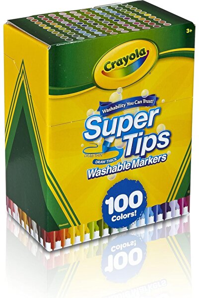 Crayola SuperTips Washable Markers – 50 Colors