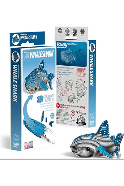 Eugy Whale Shark 3D Puzzle Marine Giant Craft Model