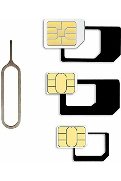 Other Volte-Tel Σετ Αντάπτορα SIM σε μαύρο χρώμα