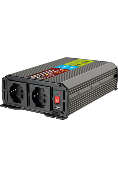 Lampa Μετατροπέας Αυτοκινήτου 1500W από 24V DC σε 220V AC με 1xUSB Κωδικός: L...