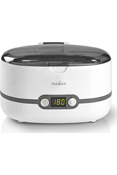 Nedis Υπερηχητικό Καθαριστικό 600ml Ανοξείδωτο με Ψηφιακό Χρονοδιακόπτη Κωδικ...
