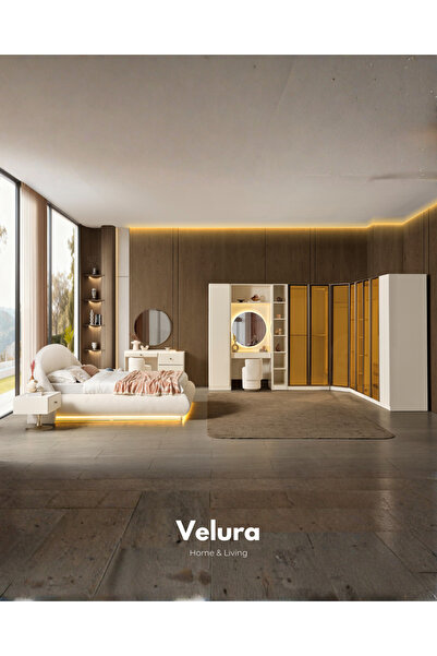 Velura Home & Living Marcel 9 Kapaklı Yatak Odası Takımı & Giyinme Odası