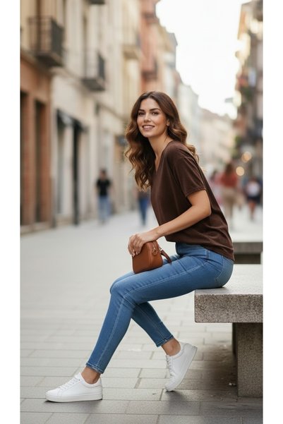 KapadokyaButik WOMEN'S V-NECK TEE
