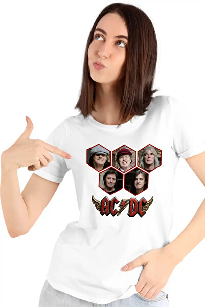 OEM Γυναικείο T-Shirt ACDC Ροκ Στυλ Εμπορεύματα ACDC