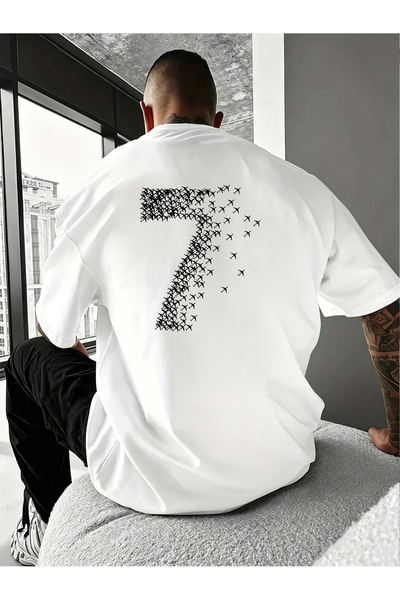 SAUDI Men and Women's 100% Cotton T-Shirt - Oversized Crew Neck Short Sleeve ...
