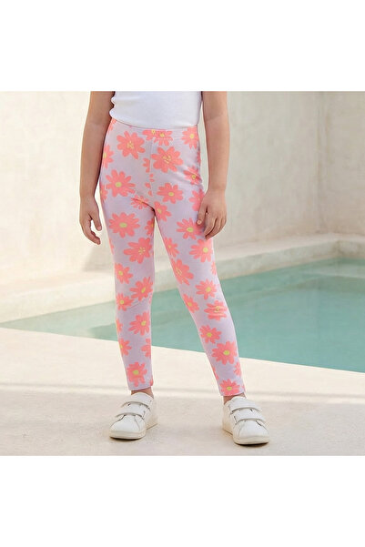 Juniors Leggings with Floral Print