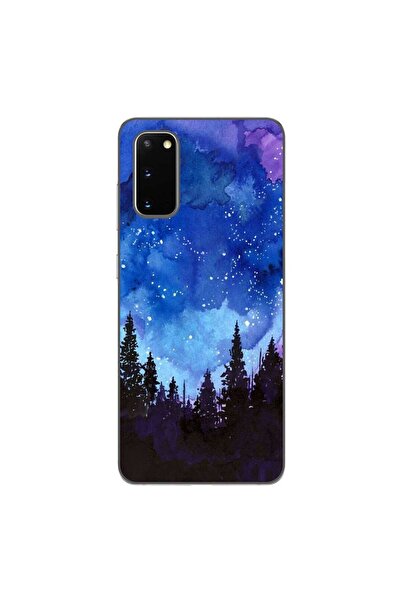 OEM Husa compatibila cu Samsung Galaxy S20 Silicon Gel Tpu Model Night Forest