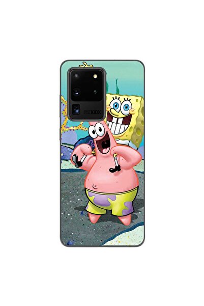 OEM Husa compatibila cu Samsung Galaxy S20 Ultra Silicon Gel Tpu Model Spongebob