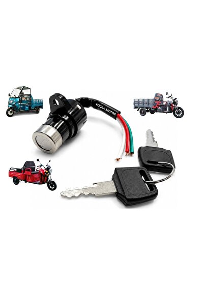 KOÇAK MOTOR Arora Kuba Yuki -AKalite- Elektrikli Üç Tekerlekli Kasalı Kontak