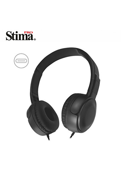 ROHS Casti cu fir si microfon Bass Booster, USB-C, ProStima SAB-A463