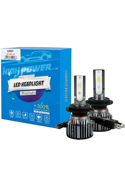 M-TECH Λάμπες Αυτοκινήτου H7 LED 6500K Ψυχρό Λευκό 9-32V 50W 2 τεμάχια