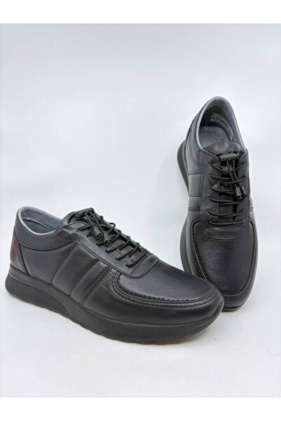 Papuccu Black Men's Leather Shoes