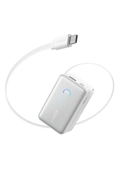 Anker Νάνο 10.000 mAh 45W Αναδιπλούμενο Power Bank USB-C, Λευκό
