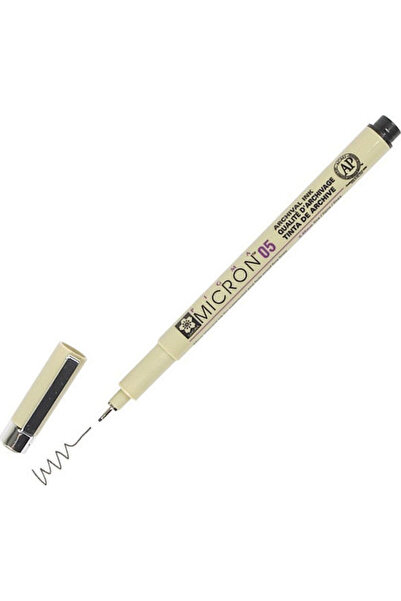 Sakura Pigma Micron 05 Μαρκαδόρος Σχεδίου 0.45mm Μαύρο