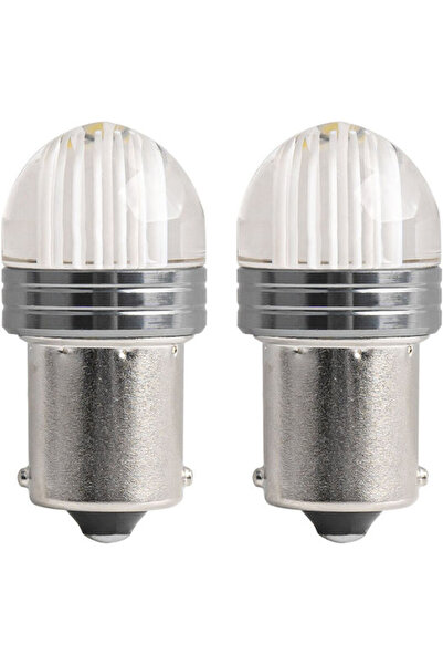 AMIO Λάμπες Αυτοκινήτου P21W LED 6000K Ψυχρό Λευκό 12V 2W 2 τεμάχια