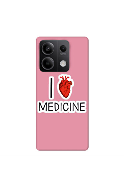 Other Xiaomi Redmi Note 13Pro 5G I Love Medicin Pink Colored Silicone TPU Θήκη