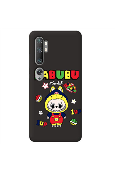 Other Xiaomi Mi Note 10 Labubu Mario Black Colored Silicone TPU Θήκη