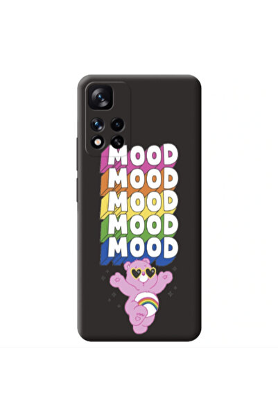 Other Xiaomi Redmi Note 11 Pro 5G Mood Black Colored Silicone TPU Θήκη