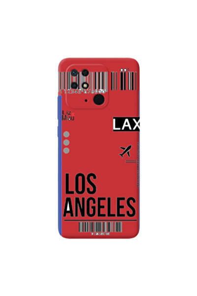 Other Xiaomi Redmi 10C Los angeles Red Colored Silicone TPU Θήκη
