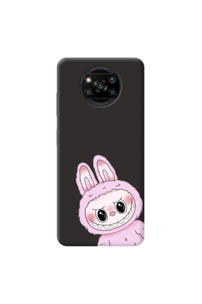 Other Xiaomi Poco X3 Pro Labubu 6 Black Colored Silicone TPU Θήκη