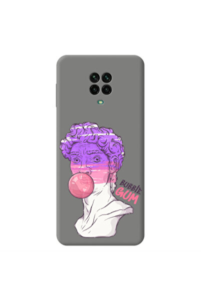 Other Xiaomi Redmi Note 9 Pro Pin Bubble Grey Colored Silicone TPU Θήκη