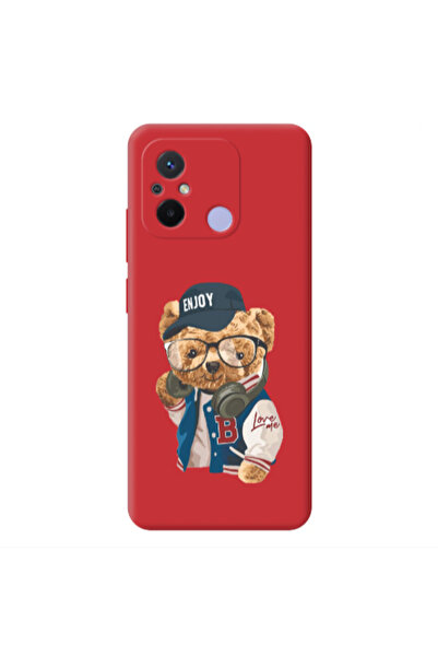 Other Xiaomi Redmi 12C Enjoy Red Colored Silicone TPU Θήκη