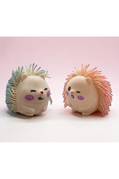 Limmy Sevimli Kirpi Squishy Renkli Yumuşak Stres Atıcı Squishy - 1 Adet